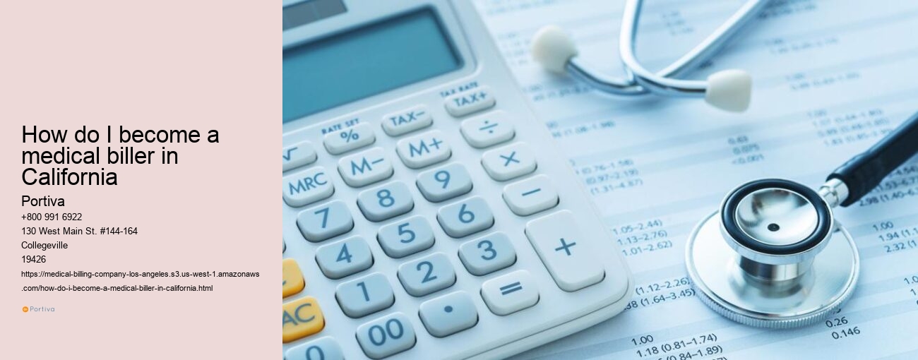 How do I become a medical biller in California