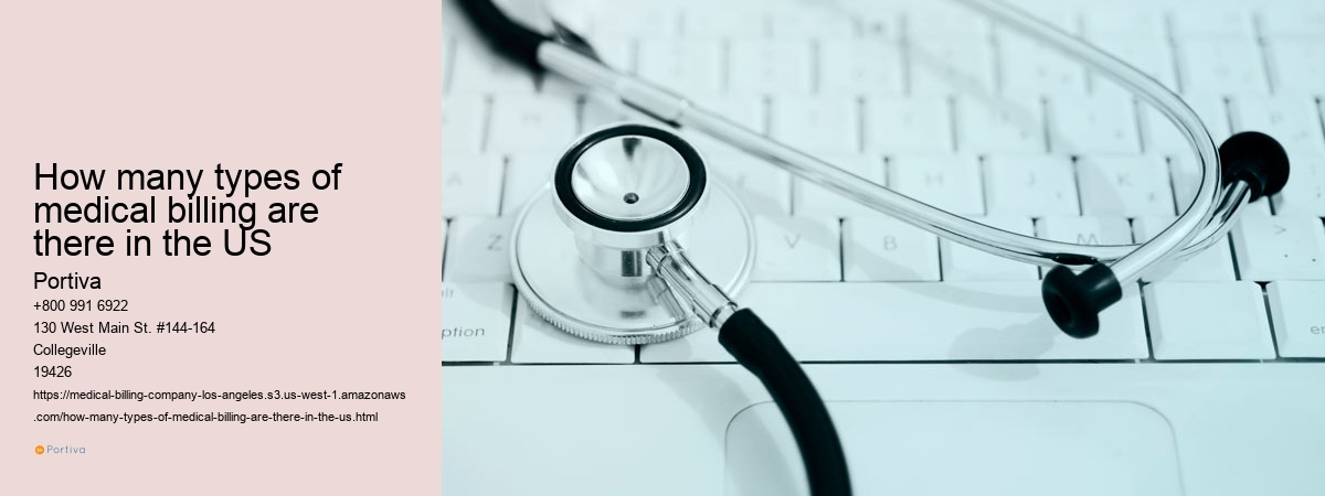 How many types of medical billing are there in the US